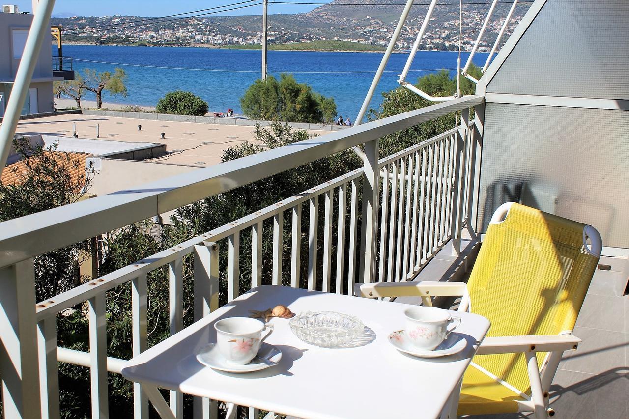 Apartment Sea View In Front Of The Beach Of Agia Marina Porto Rafti Exterior photo
